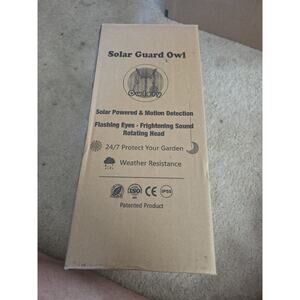 New🦉🔥🦉Solar Owl Decoration with Motion Detection and Realistic Sound Effects